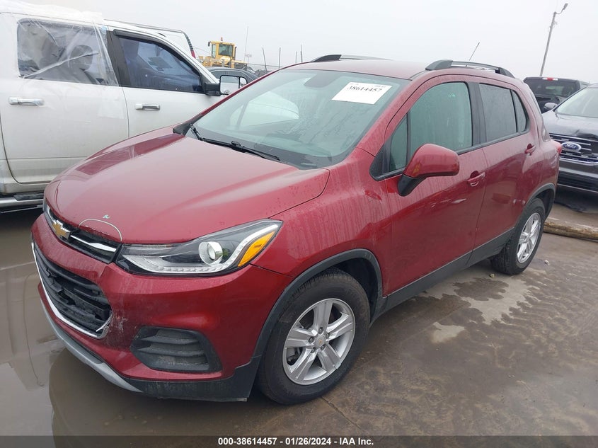 VIN KL7CJLSB3MB328322 2021 CHEVROLET TRAX 1LT