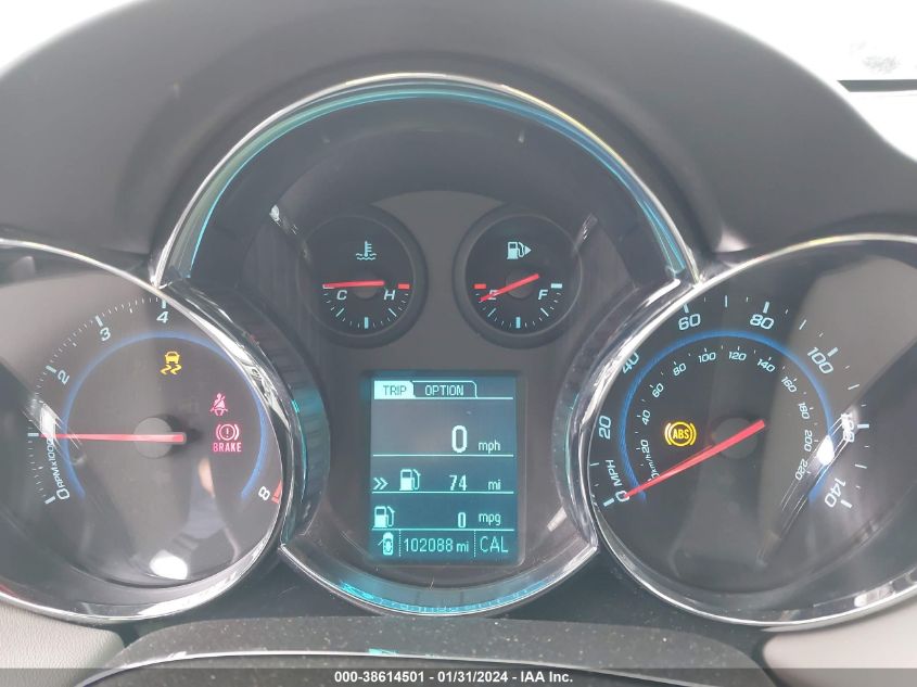 2015 CHEVROLET CRUZE 1LT MANUAL - 1G1PD5SB0F7107735