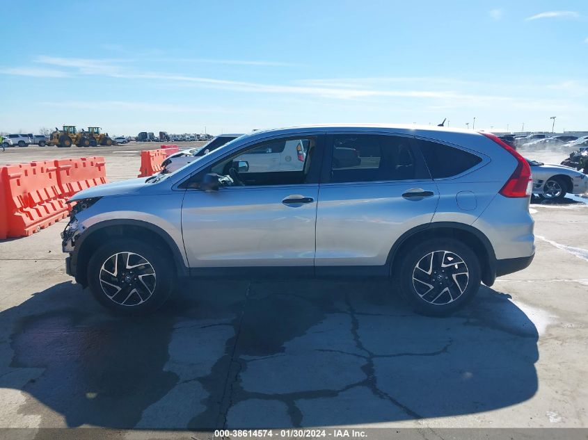 2016 HONDA CR-V SE - 2HKRM3H42GH520010