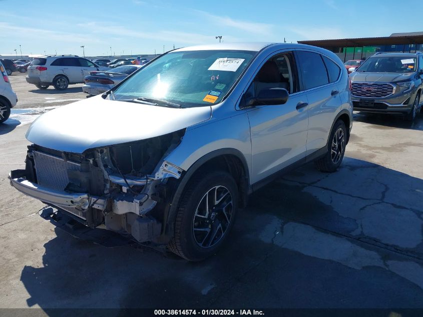 2016 HONDA CR-V SE - 2HKRM3H42GH520010