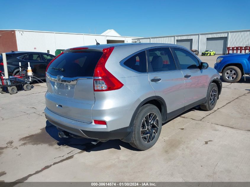 2016 HONDA CR-V SE - 2HKRM3H42GH520010