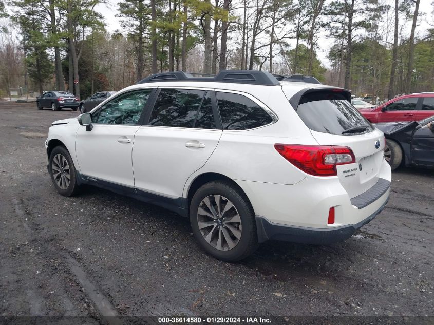 2017 SUBARU OUTBACK 2.5I LIMITED - 4S4BSANC0H3397114