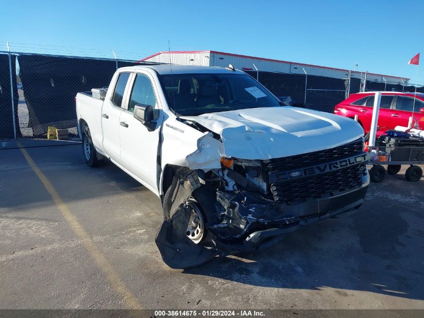 2020 CHEVROLET SILVERADO 1500 2WD DOUBLE CAB STANDARD BED WT - 1GCRWAEF1LZ244037