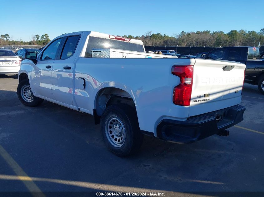 2020 CHEVROLET SILVERADO 1500 2WD DOUBLE CAB STANDARD BED WT - 1GCRWAEF1LZ244037