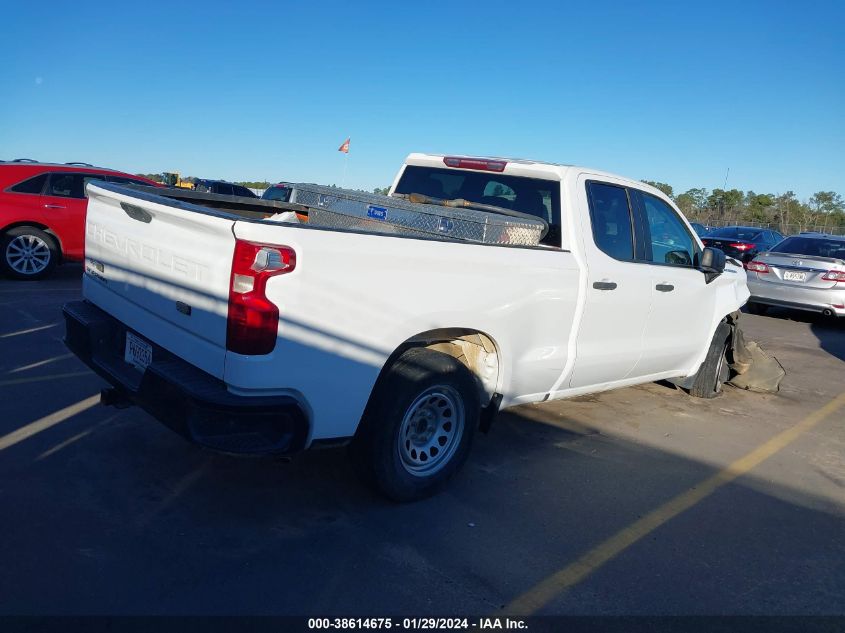 2020 CHEVROLET SILVERADO 1500 2WD DOUBLE CAB STANDARD BED WT - 1GCRWAEF1LZ244037