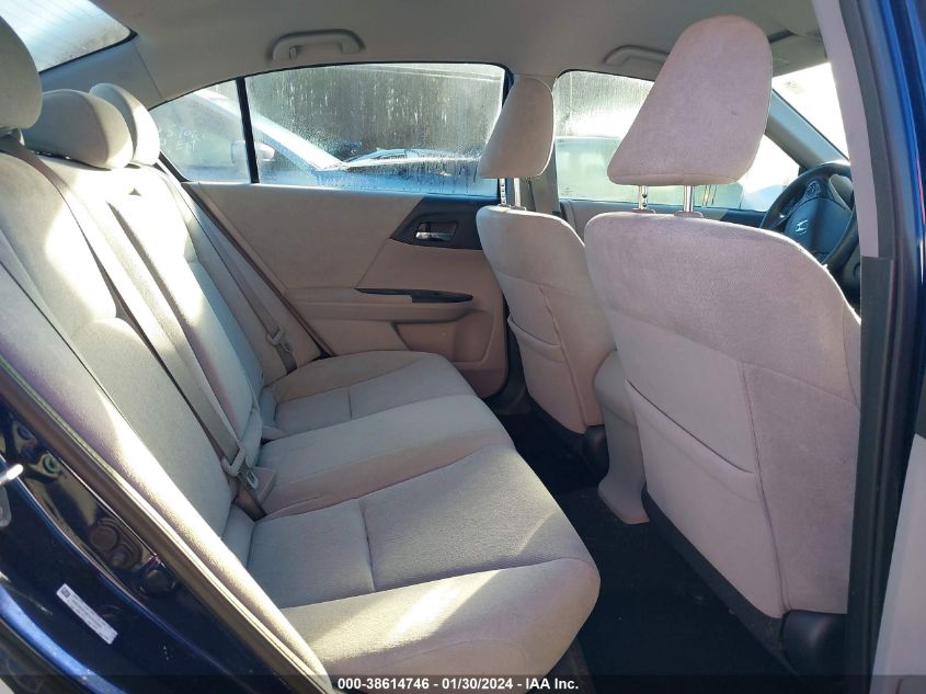 2013 HONDA ACCORD LX - 1HGCR2F38DA205891