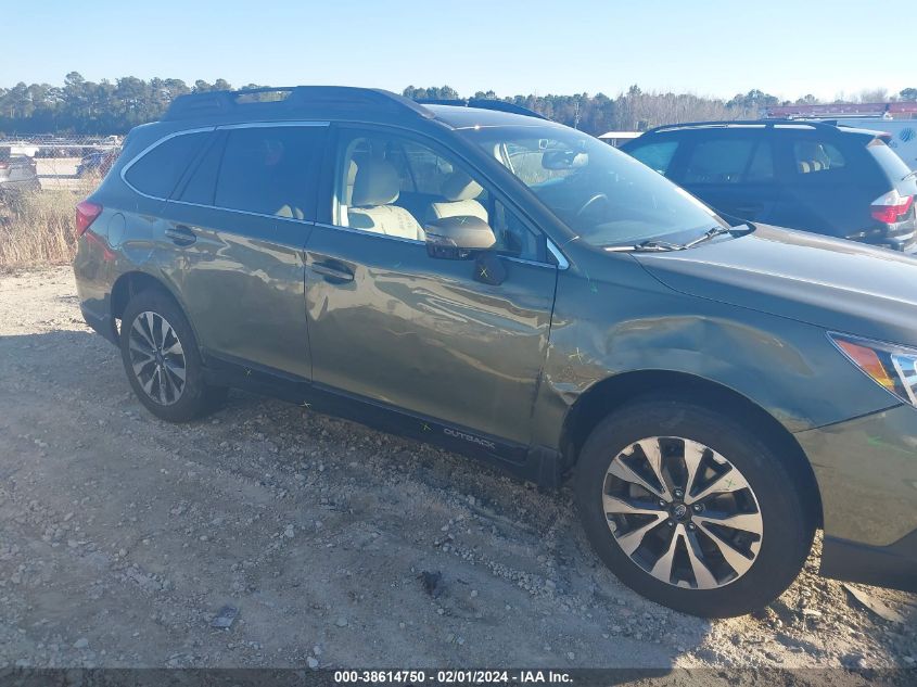 2016 SUBARU OUTBACK 2.5I LIMITED - 4S4BSANC8G3355112