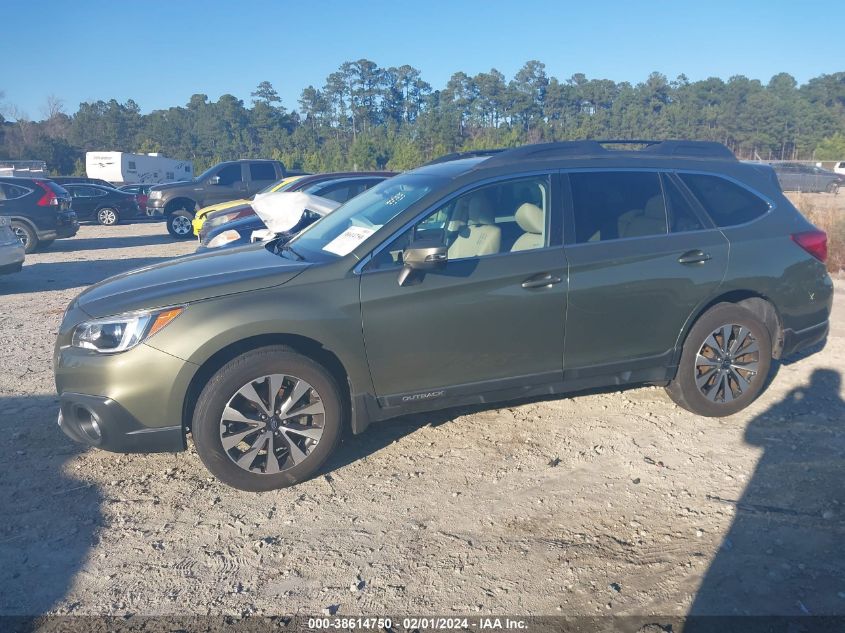 2016 SUBARU OUTBACK 2.5I LIMITED - 4S4BSANC8G3355112