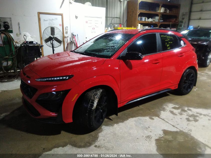 2022 HYUNDAI KONA N KM8KH3AC7NU003601