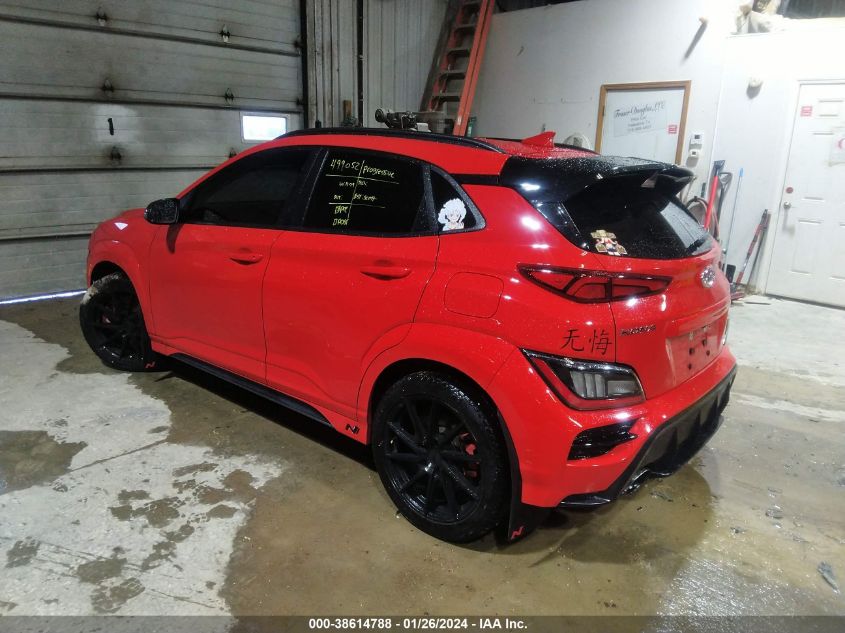 2022 HYUNDAI KONA N KM8KH3AC7NU003601