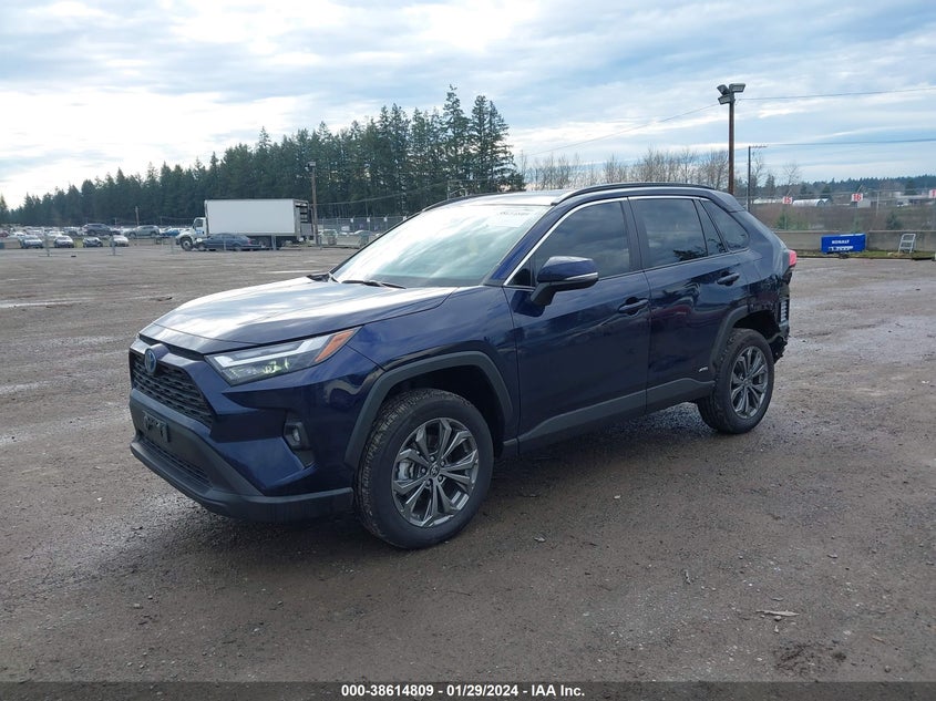VIN 4T3B6RFV4NU071350 2022 TOYOTA RAV4 XLE PREMIUM HYBRID