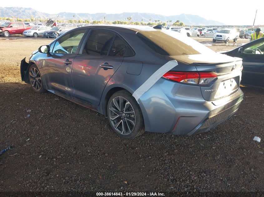 VIN 5YFS4MCE9MP063010 2021 TOYOTA COROLLA SE