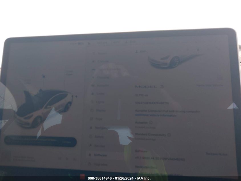 2023 TESLA MODEL 3 - 5YJ3E1EAXPF466715