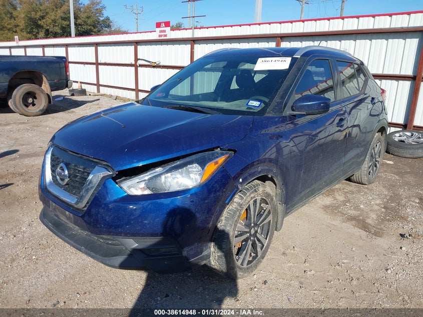 VIN 3N1CP5CU2KL496982 2019 NISSAN KICKS SV