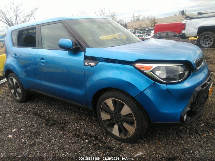 2016 KIA SOUL + - KNDJP3A51G7337077