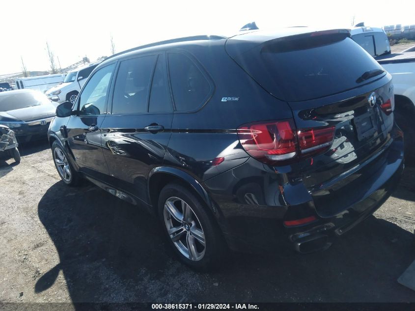 2017 BMW X5 EDRIVE XDRIVE40E IPERFORMANCE - 5UXKT0C59H0S80664