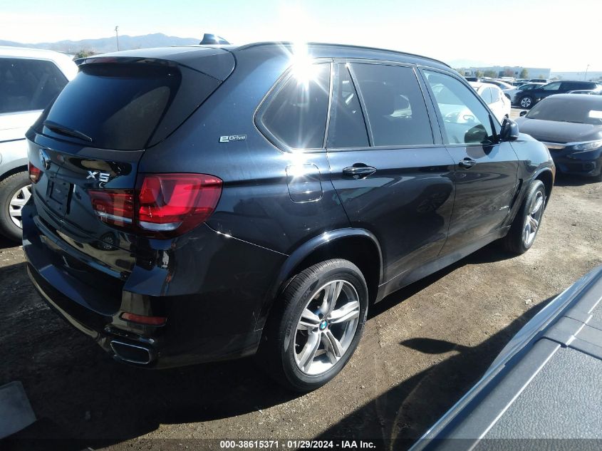 2017 BMW X5 EDRIVE XDRIVE40E IPERFORMANCE - 5UXKT0C59H0S80664