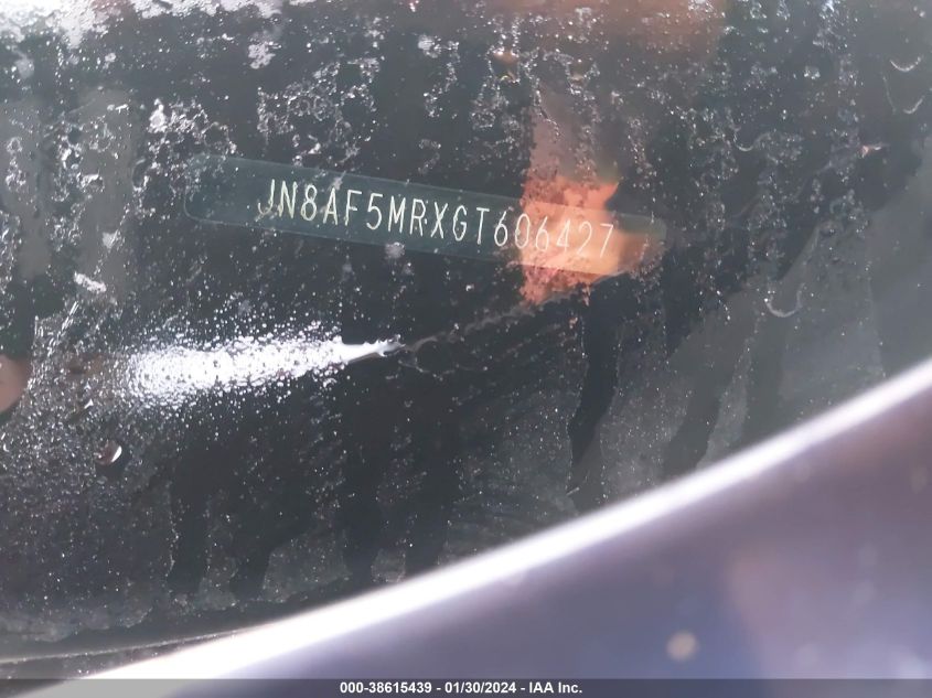 2016 NISSAN JUKE S - JN8AF5MRXGT606427