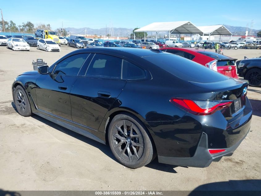2023 BMW I4 WBY73AW02PFR35500