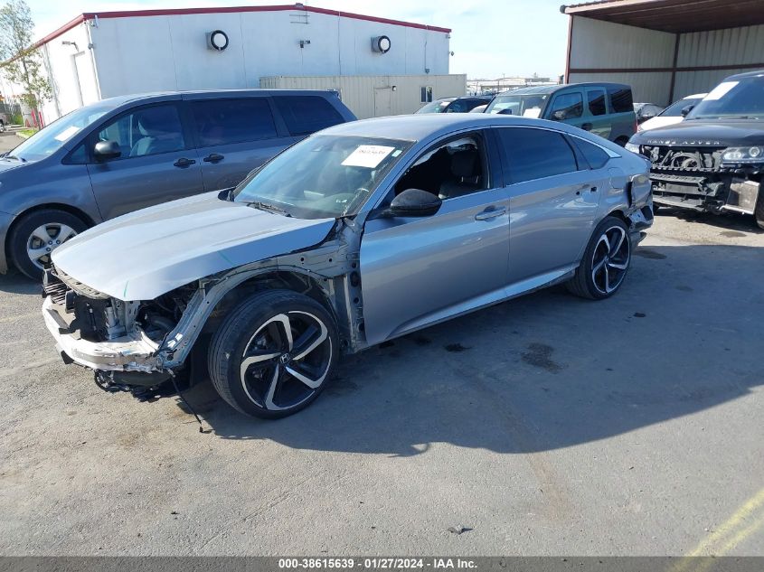 2021 HONDA ACCORD SPORT - 1HGCV1F30MA018277