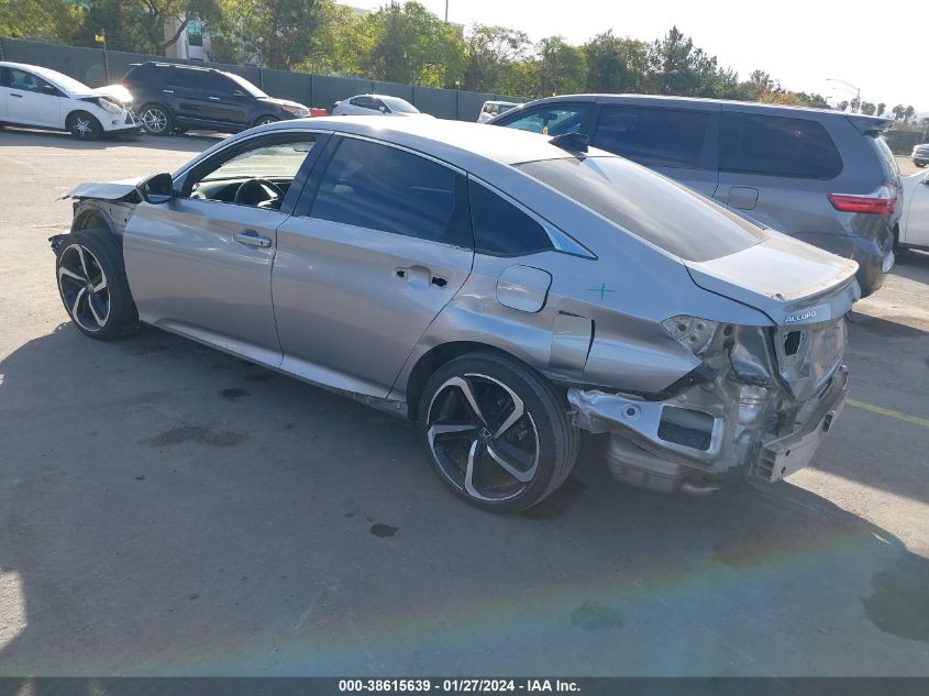 2021 HONDA ACCORD SPORT - 1HGCV1F30MA018277