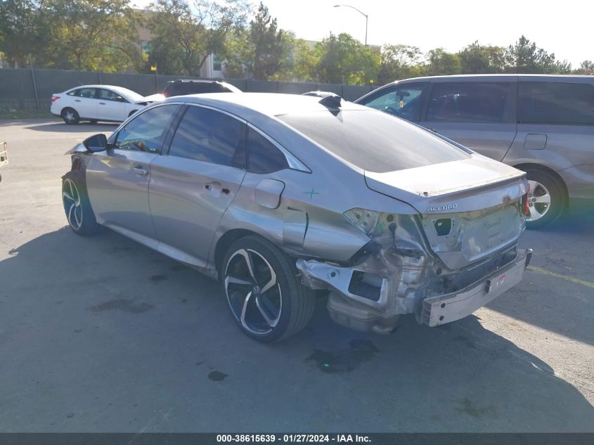 2021 HONDA ACCORD SPORT - 1HGCV1F30MA018277