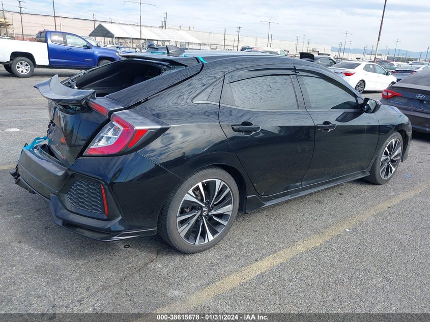 VIN SHHFK7H44JU407017 2018 HONDA CIVIC SPORT