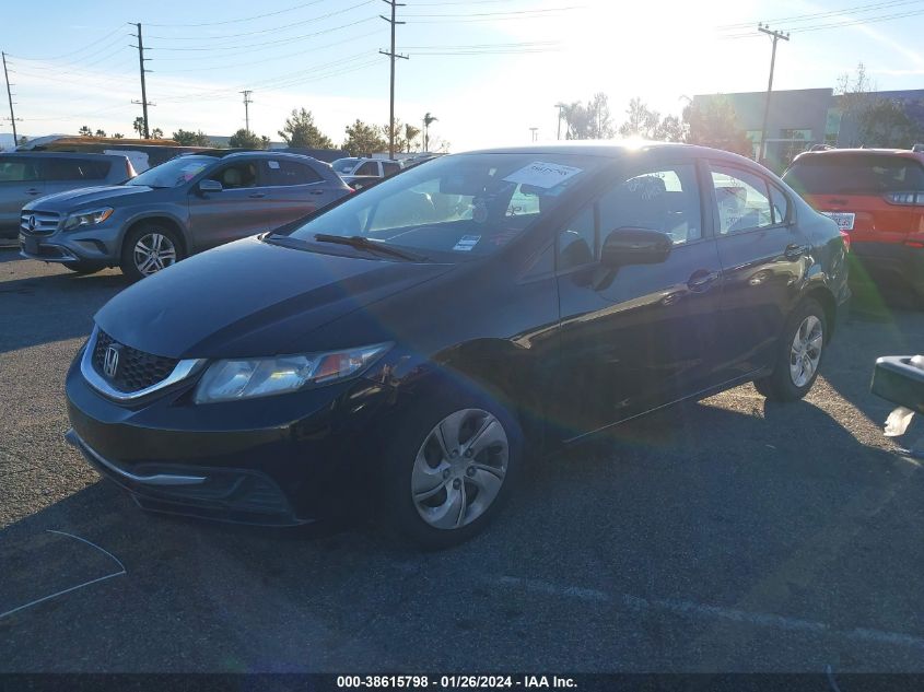 2015 HONDA CIVIC LX - 2HGFB2F56FH549453