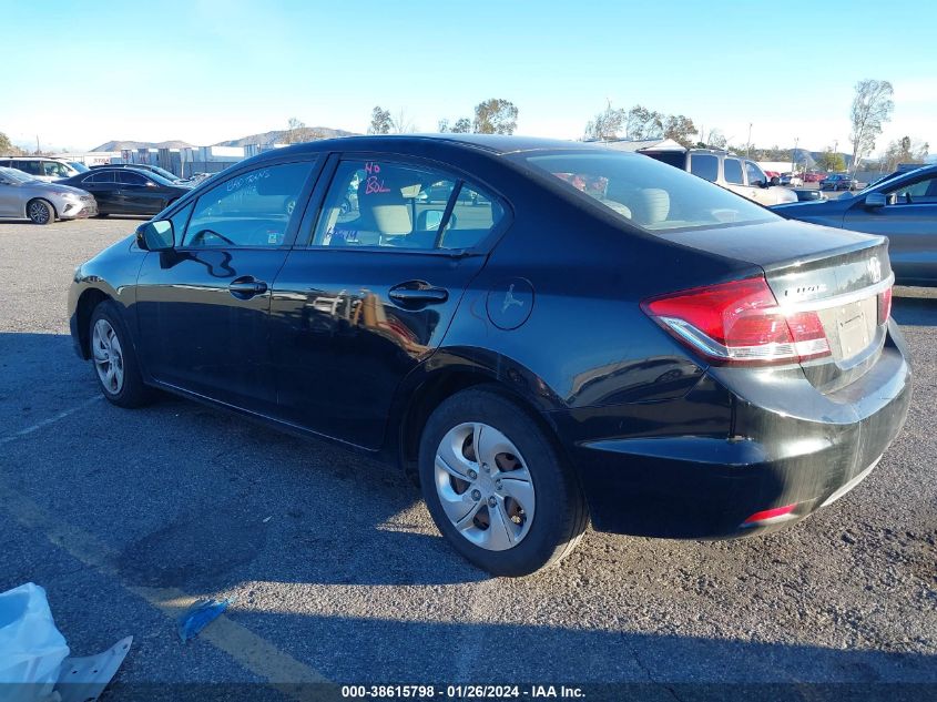 2015 HONDA CIVIC LX - 2HGFB2F56FH549453