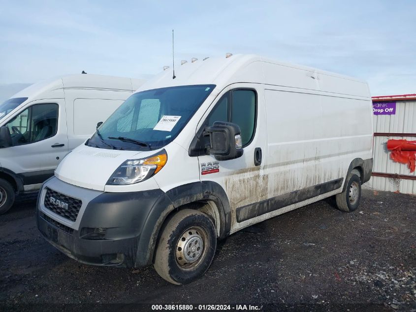 2021 RAM PROMASTER 2500 HIGH ROOF 159 WB 3C6LRVDG4ME589629