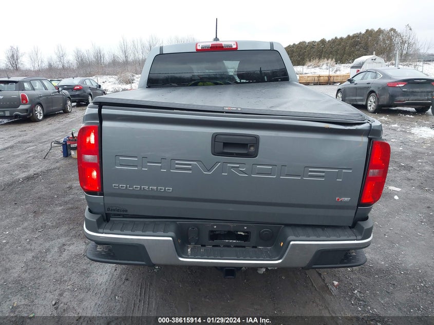 VIN 1GCGTBEN2N1301120 2022 CHEVROLET COLORADO 4WD  SHORT BOX WT