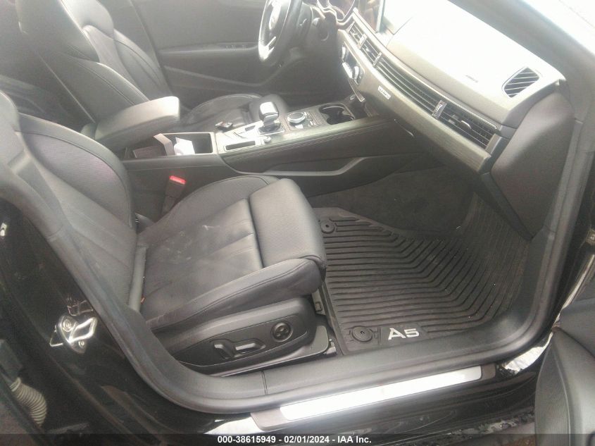 2018 AUDI A5 2.0T PREMIUM - WAUFNCF54JA070769