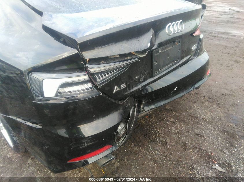 2018 AUDI A5 2.0T PREMIUM - WAUFNCF54JA070769
