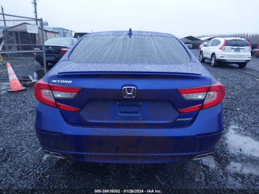 2018 HONDA ACCORD SPORT - 1HGCV1F3XJA035700