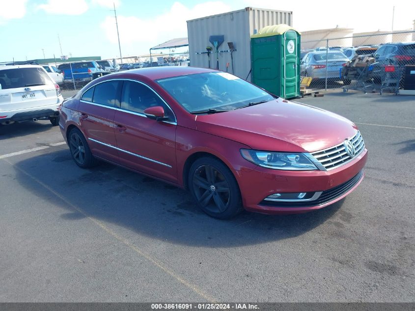 2013 VOLKSWAGEN CC 2.0T SPORT - WVWBN7AN3DE552095