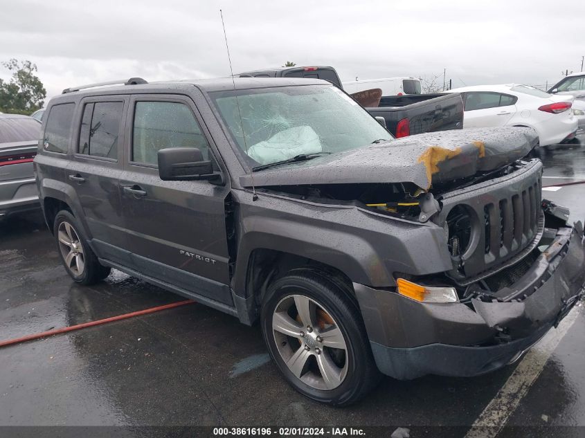 2016 JEEP PATRIOT HIGH ALTITUDE EDITION - 1C4NJPFA4GD507160