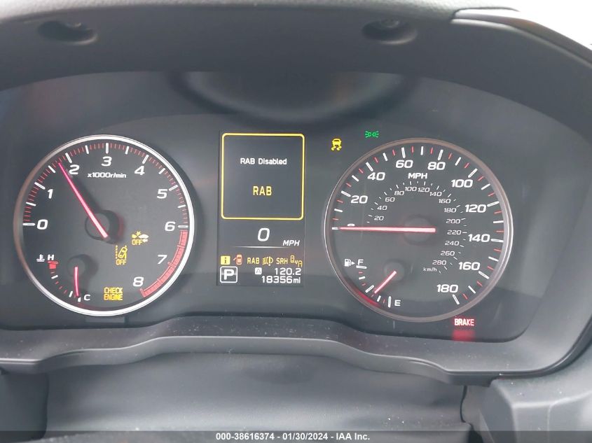 2022 SUBARU WRX LIMITED - JF1VBAN66N8030654