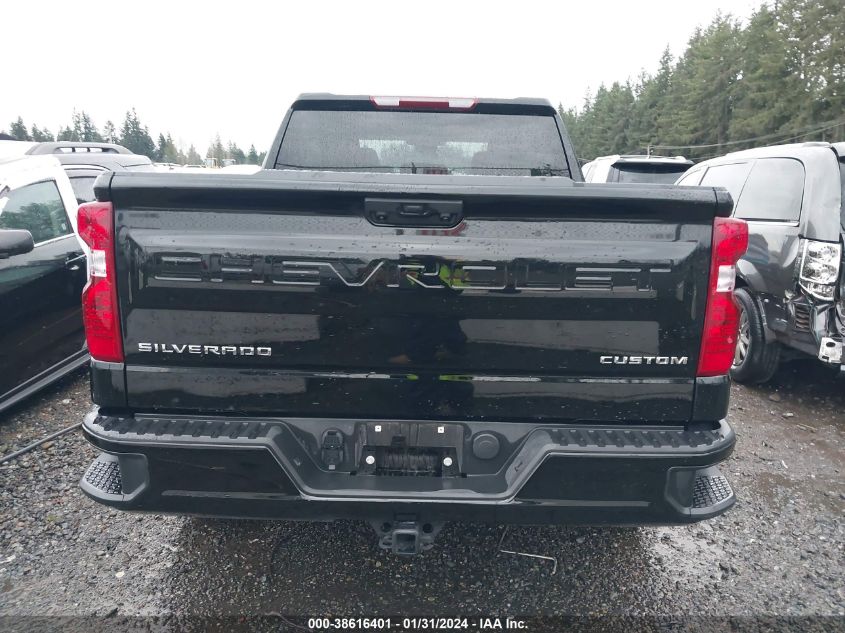 2023 CHEVROLET SILVERADO 1500 4WD  SHORT BED CUSTOM - 3GCPDBEK9PG156617