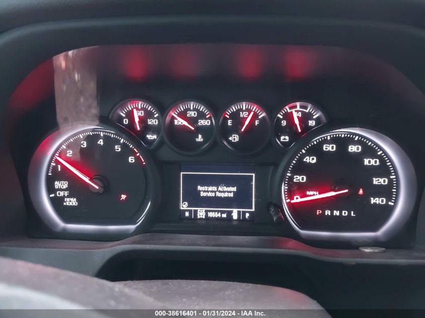 2023 CHEVROLET SILVERADO 1500 4WD  SHORT BED CUSTOM - 3GCPDBEK9PG156617