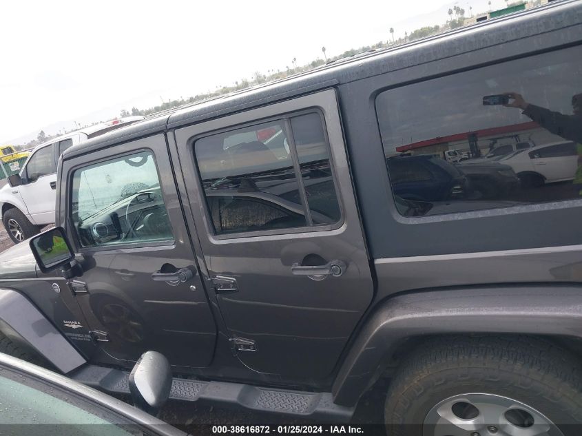 2014 JEEP WRANGLER UNLIMITED SAHARA - 1C4BJWEG9EL270977