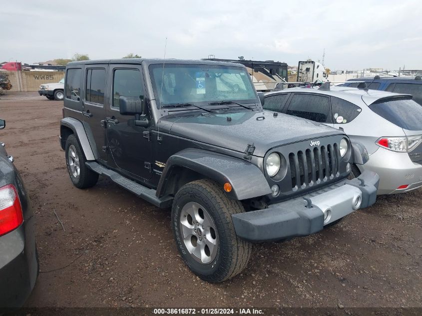 2014 JEEP WRANGLER UNLIMITED SAHARA - 1C4BJWEG9EL270977