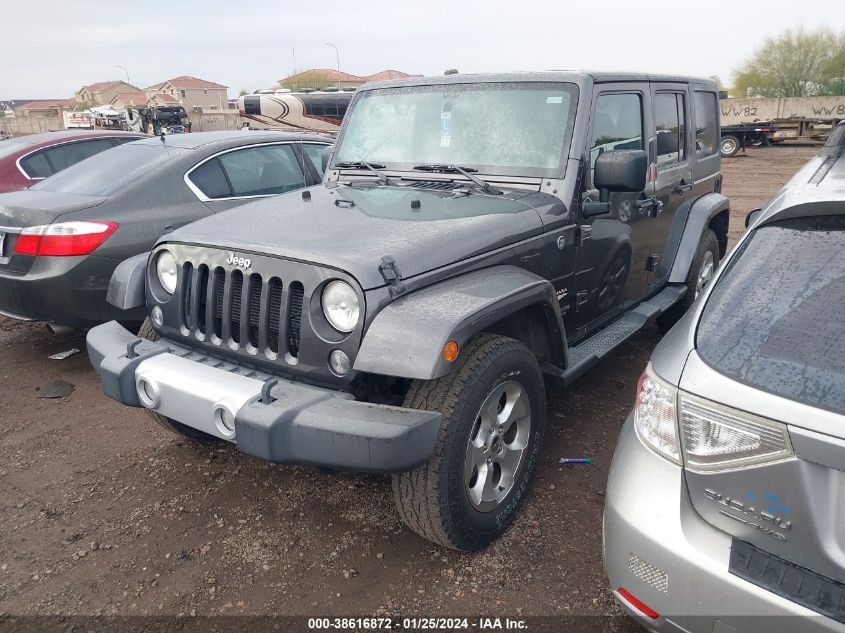 2014 JEEP WRANGLER UNLIMITED SAHARA - 1C4BJWEG9EL270977