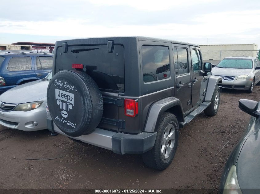 2014 JEEP WRANGLER UNLIMITED SAHARA - 1C4BJWEG9EL270977
