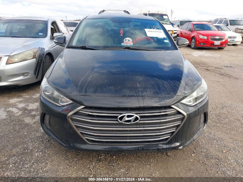 2018 HYUNDAI ELANTRA LIMITED - 5NPD84LF8JH271667