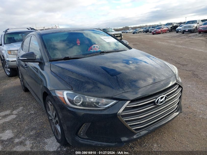 2018 HYUNDAI ELANTRA LIMITED - 5NPD84LF8JH271667