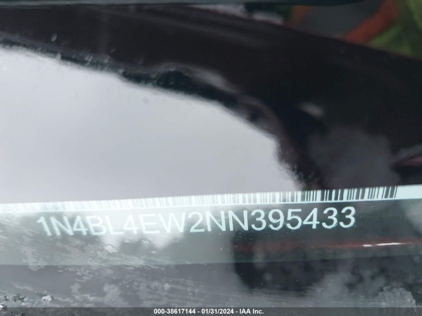 2022 NISSAN ALTIMA SL INTELLIGENT AWD - 1N4BL4EW2NN395433