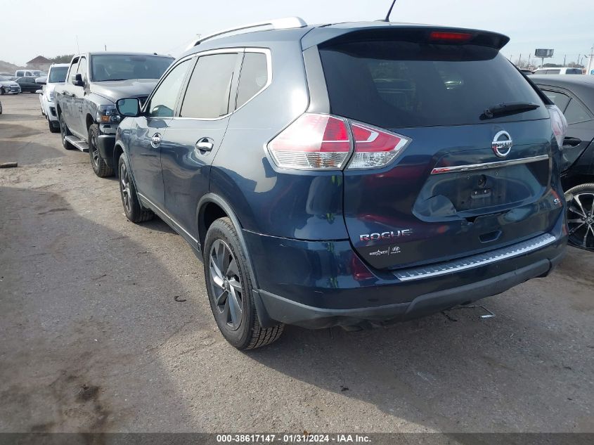 2016 NISSAN ROGUE S/SL/SV - KNMAT2MT3GP693546