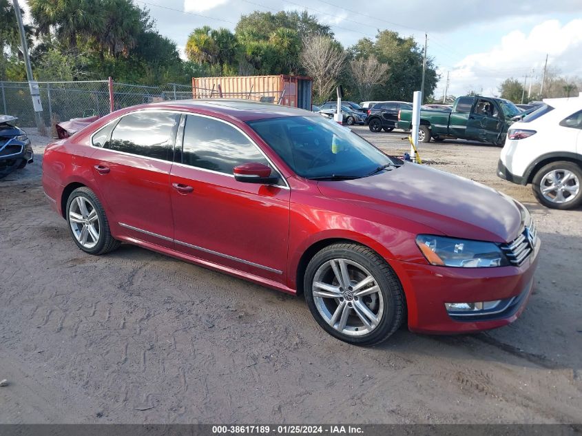 2015 VOLKSWAGEN PASSAT 2.0L TDI SEL PREMIUM - 1VWCV7A34FC121442