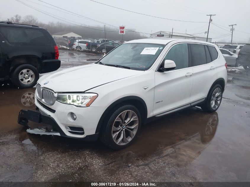 2017 BMW X3 XDRIVE28I - 5UXWX9C56H0T00122