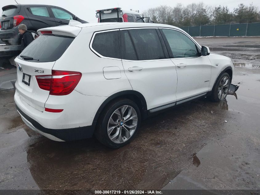 2017 BMW X3 XDRIVE28I - 5UXWX9C56H0T00122